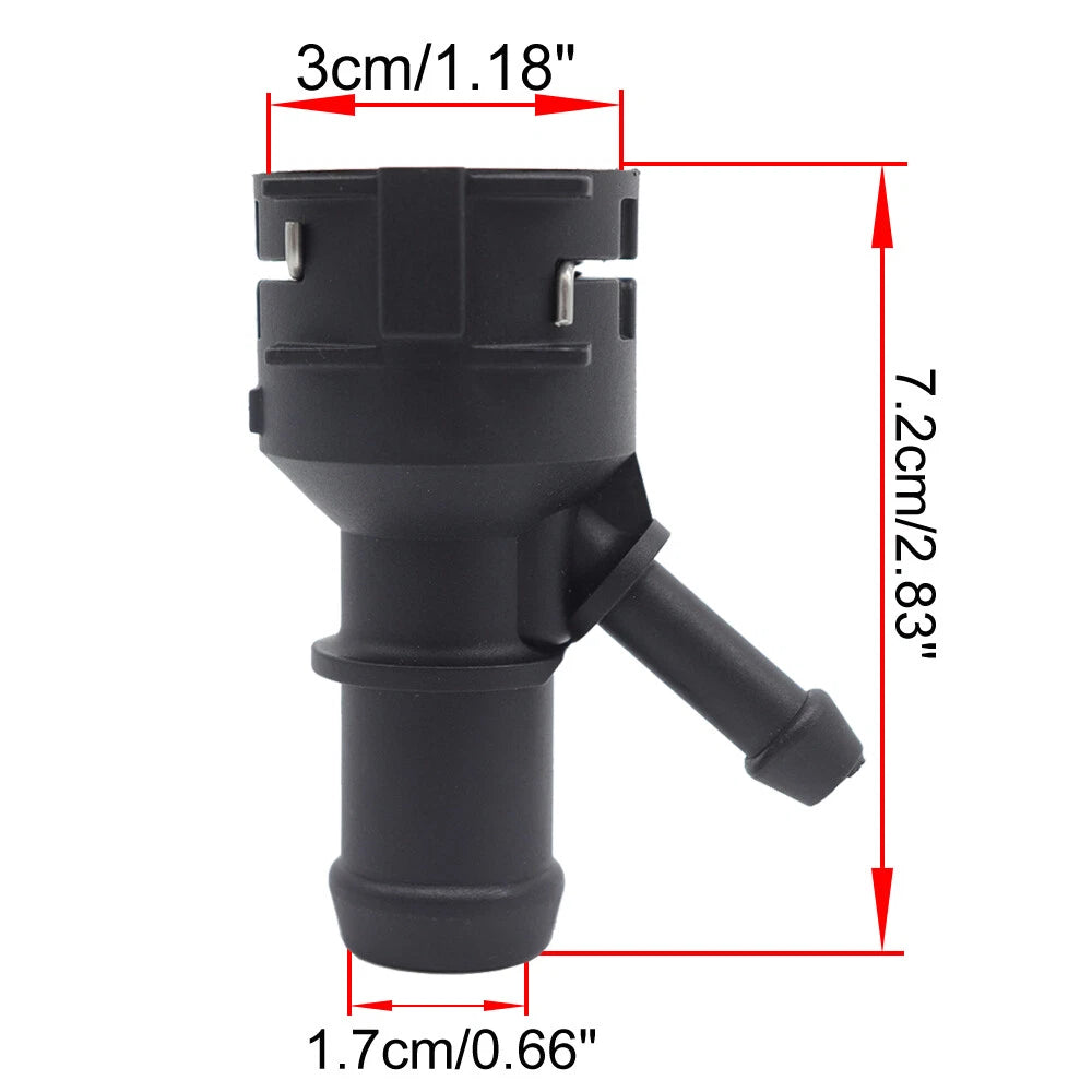 Coolant Heater Hose Connector for Audi A3 8P 2.0TDI 2.0TFSI (2003–2013)