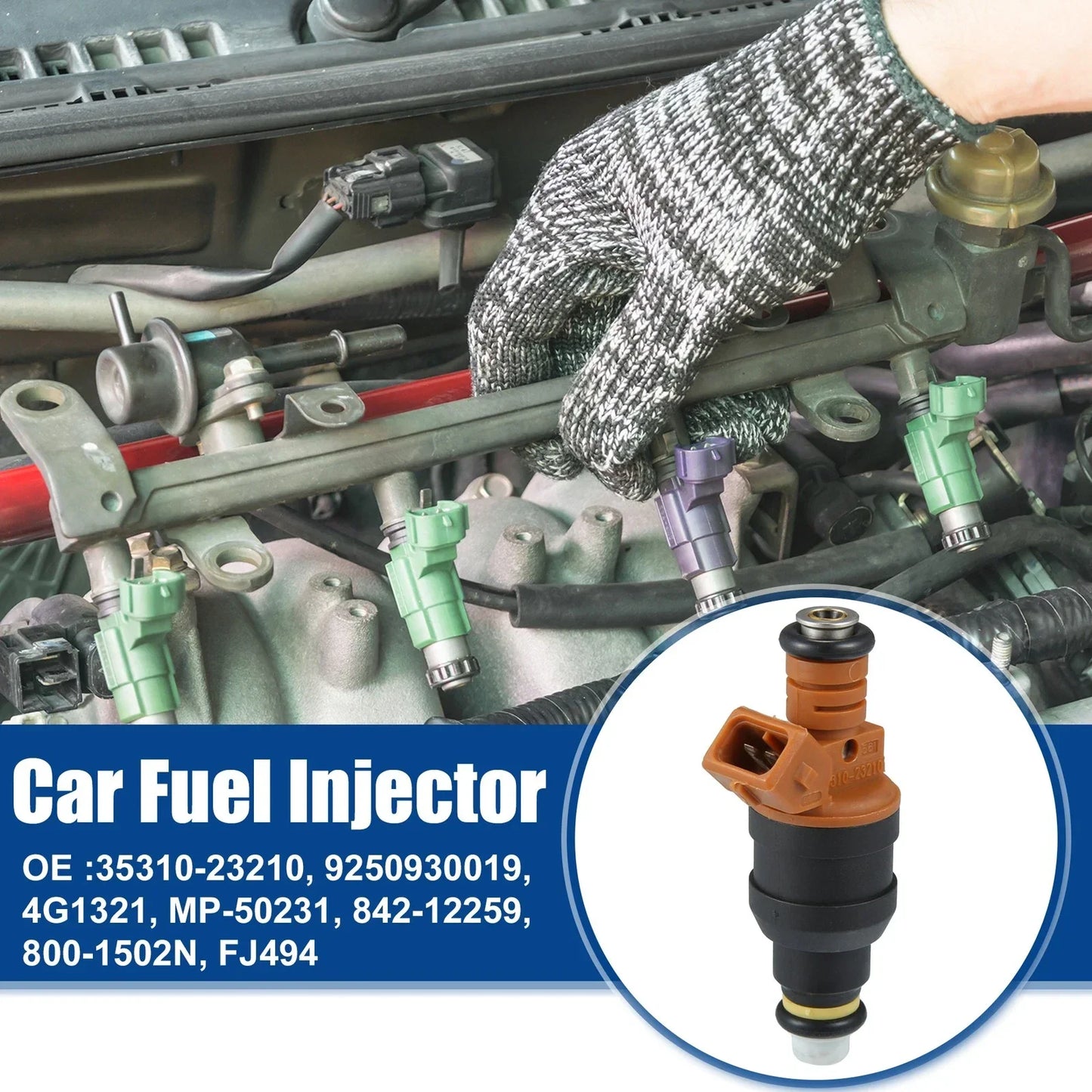 4 x Fuel Injector Nozzles for Hyundai Tiburon 2.0L (1997-2001)