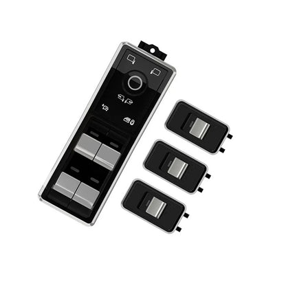 4Pcs Window Button Retrofit Kit for Land Rover Range Rover Discovery (2013-2023)