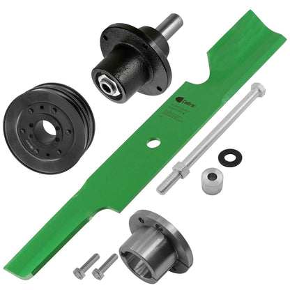 Deck Spindle Blade and Pulley Replacement for Scag Cheetah SCZ52V (2023–2025)
