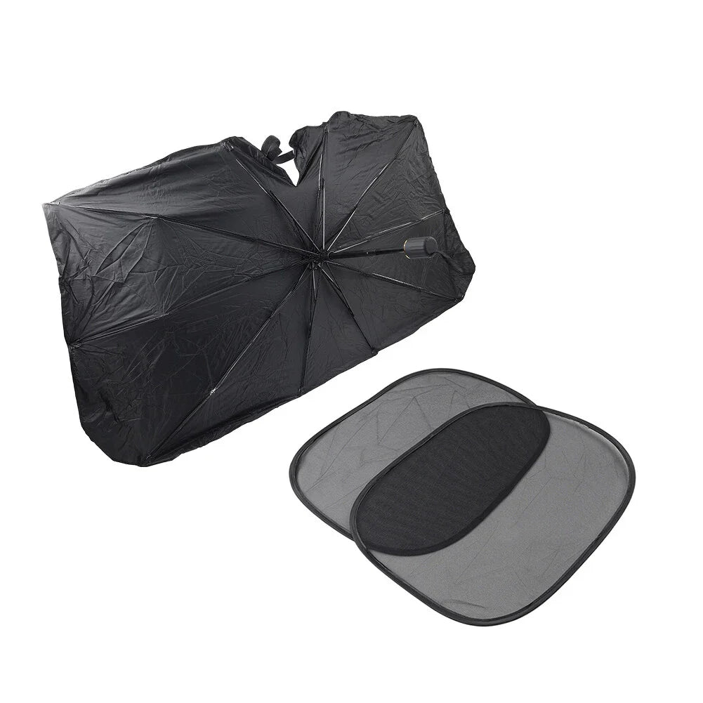 3 x Windshield Sun Shade Umbrella Front Window Cover Small Sizes