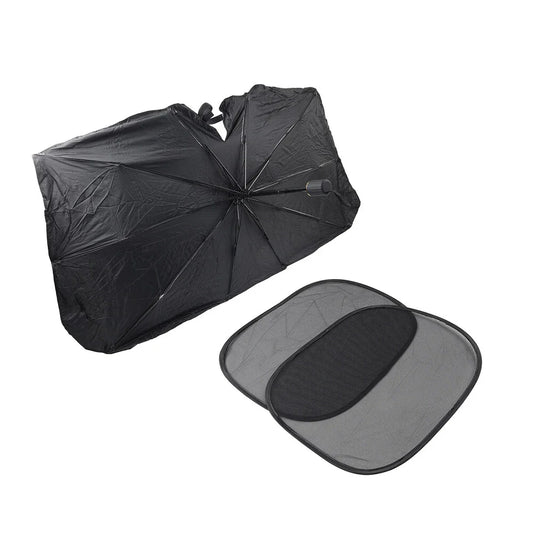 3 x Windshield Sun Shade Umbrella Front Window Cover Small Sizes