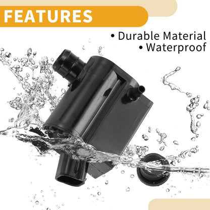 Windshield Washer Pump for Hyundai Santa Fe (2001-2017) with Grommet