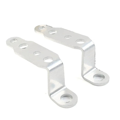 Universal Silver Headlight Rearview Mirror Bracket Extension