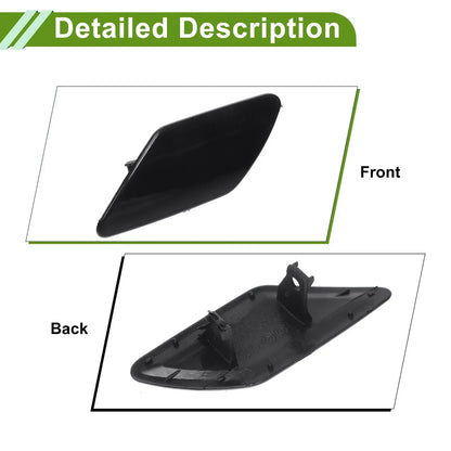 Washer Nozzle Cover Cap for Porsche Cayenne 958 (2011-2018) Black