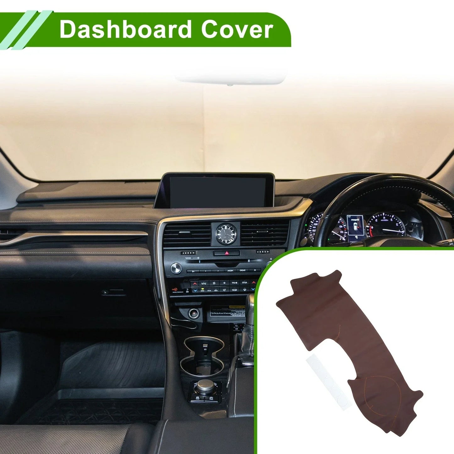 Dashboard Cover Mat for Lexus RX300 (1999-2003) - Brown Dash Cover