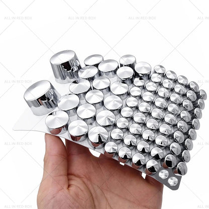 Chrome Bolt Topper Cover Caps for Harley Twin Cam Softail (2007-2013)