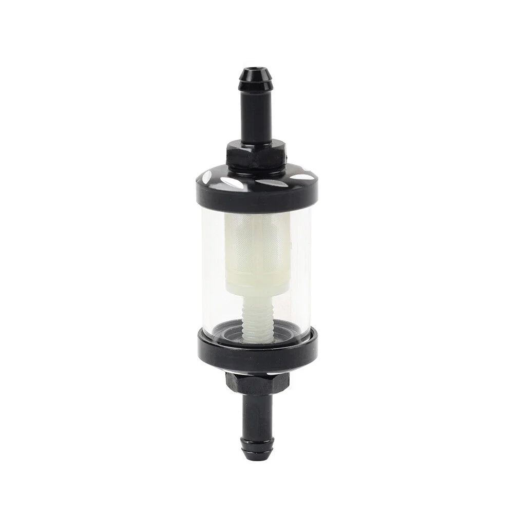 8MM 5/16 Inline Reusable Motorcycle Gas Fuel Filter for Universal Models