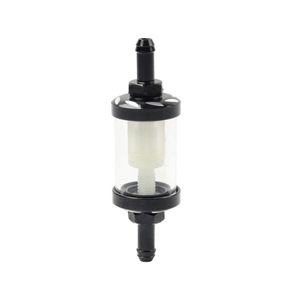 8MM 5/16 Inline Reusable Motorcycle Gas Fuel Filter for Universal Models