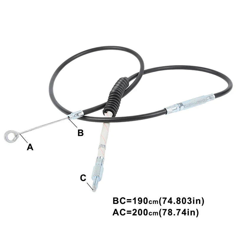 2m Clutch Cable for Harley Davidson Touring FLHR FLHT FLTR FLHX (2008-2013)