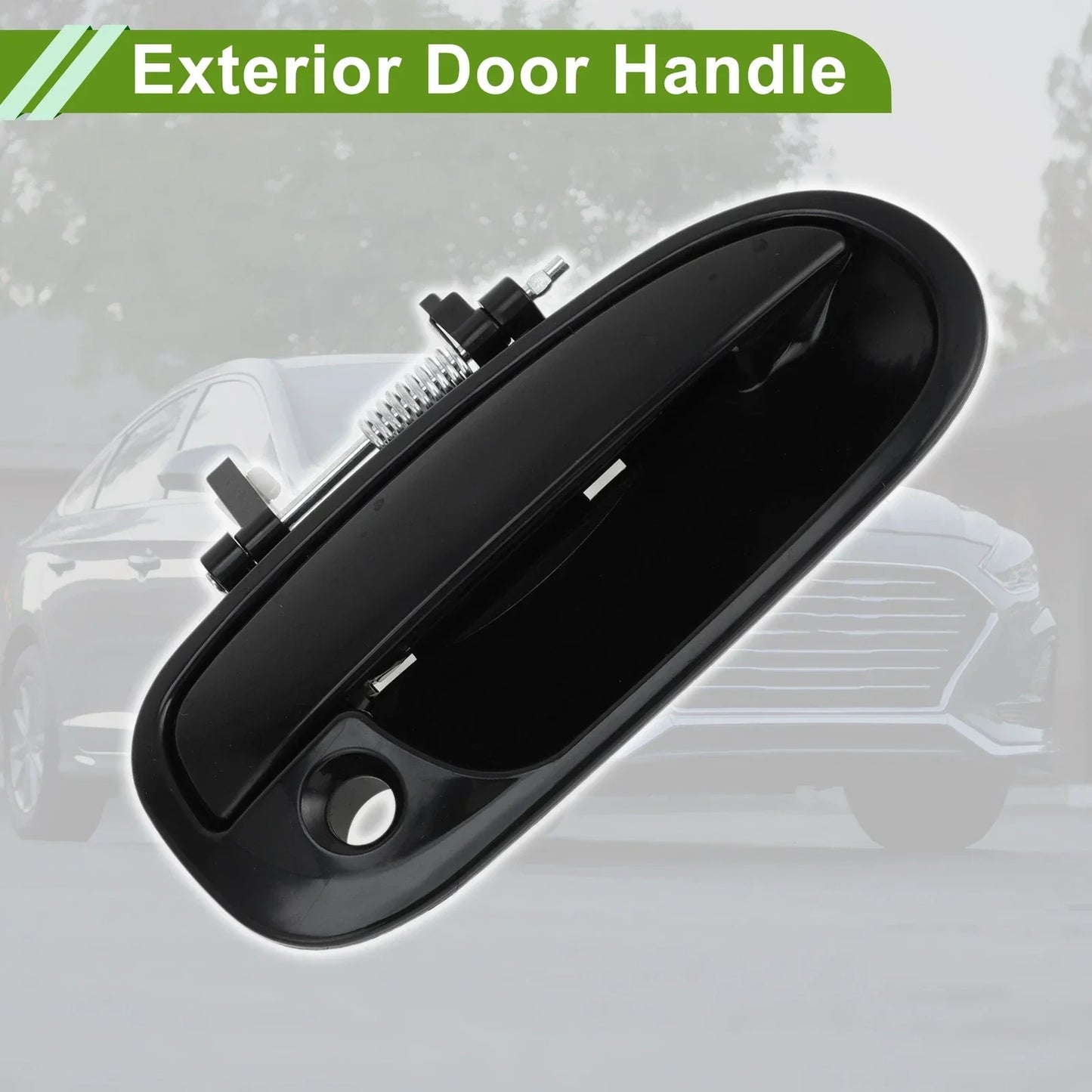 Exterior Door Handle for Honda Civic 1996-2000 Black Front Right Plastic