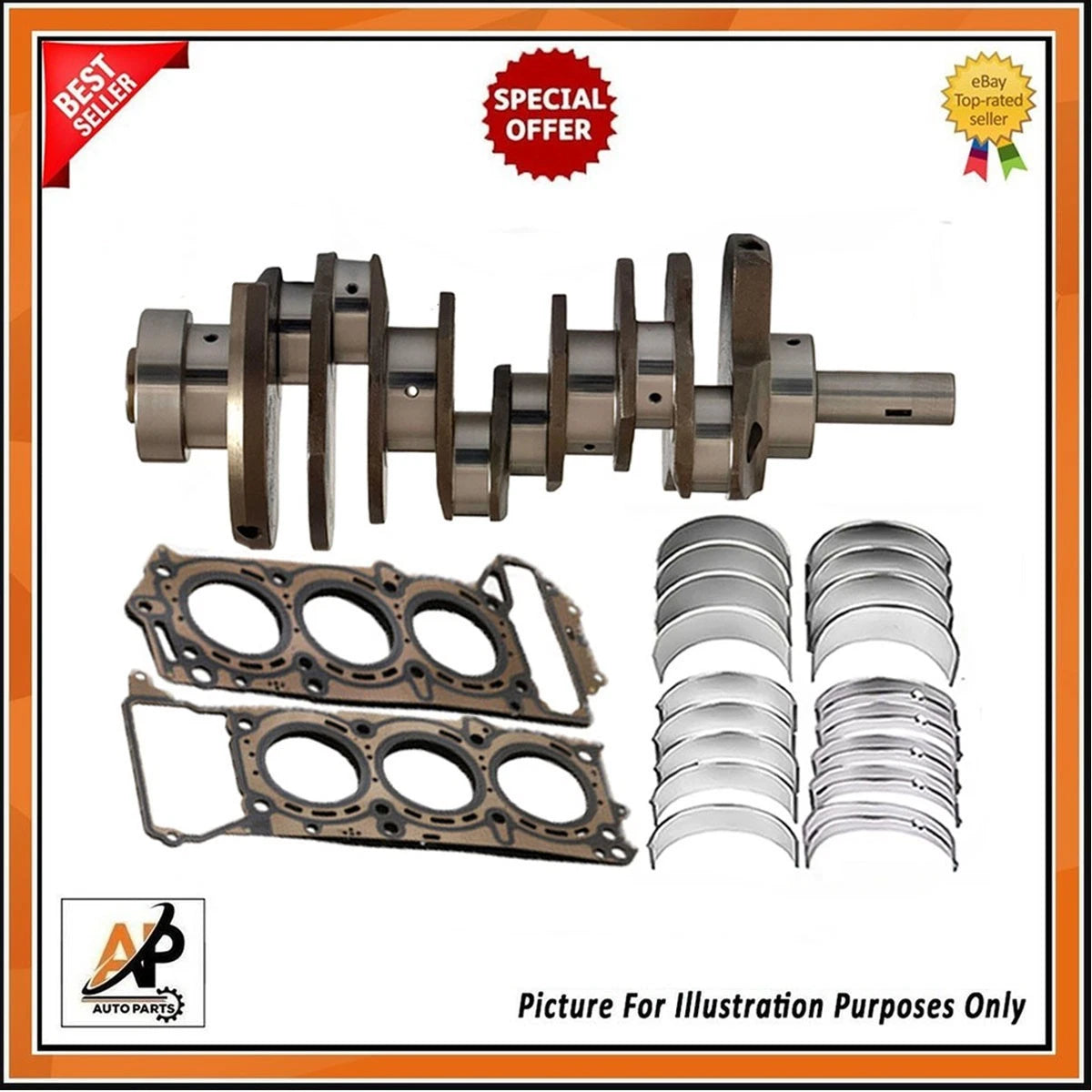 Crankshaft Replacement and Rebuild Kit for Mercedes Sprinter X-Class (470) (2017–2022)