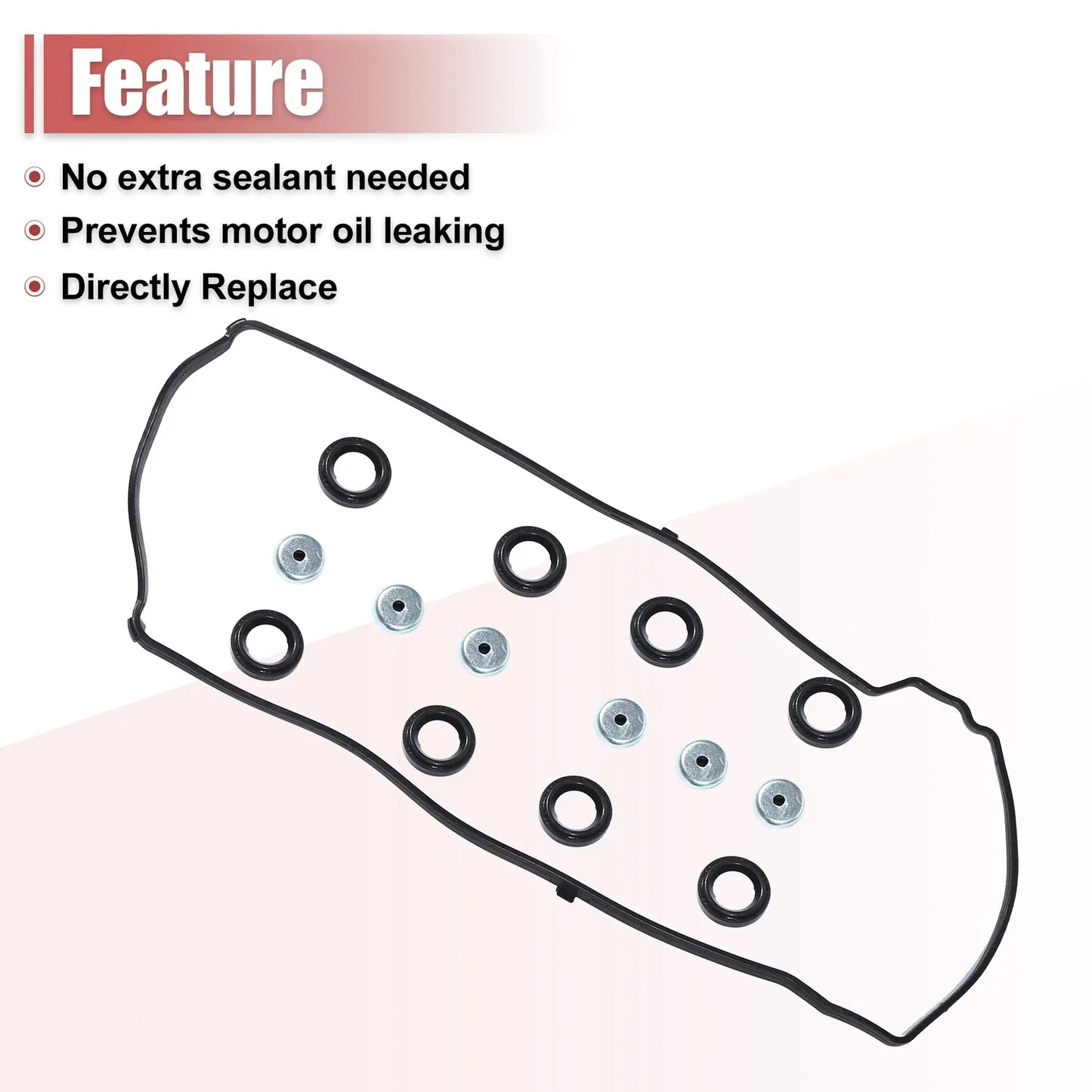12030PNC000 Engine Valve Cover Gasket for Honda Accord DX EX LX 2.4L (2003-2007)