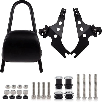 Passenger Backrest Pad Sissy Bar Cushion for Harley Sportster XL 883 1200 (2004-2023)