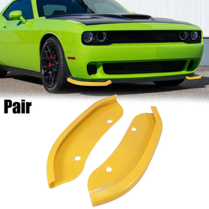 Car Front Lip Protector Yellow for Dodge Challenger Hellcat (2015-2020)
