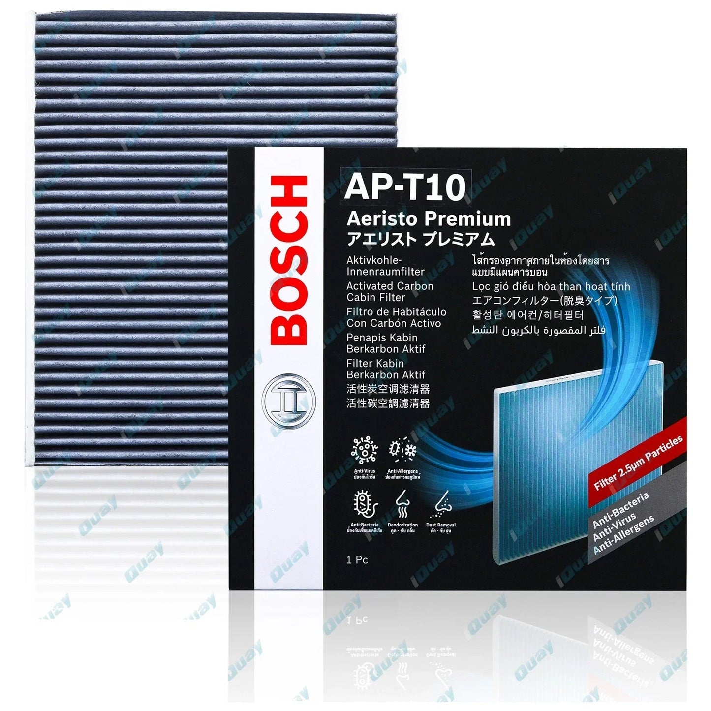 Aeristo Premium Cabin Air Filter for Toyota Hilux GGN120 GUN122 (2015-2019)