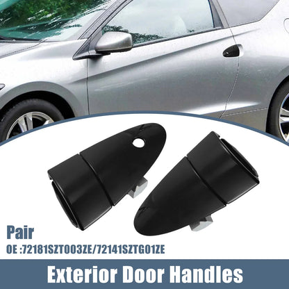 Black Front Left Right Car Exterior Door Handle for Honda (2006-2011)