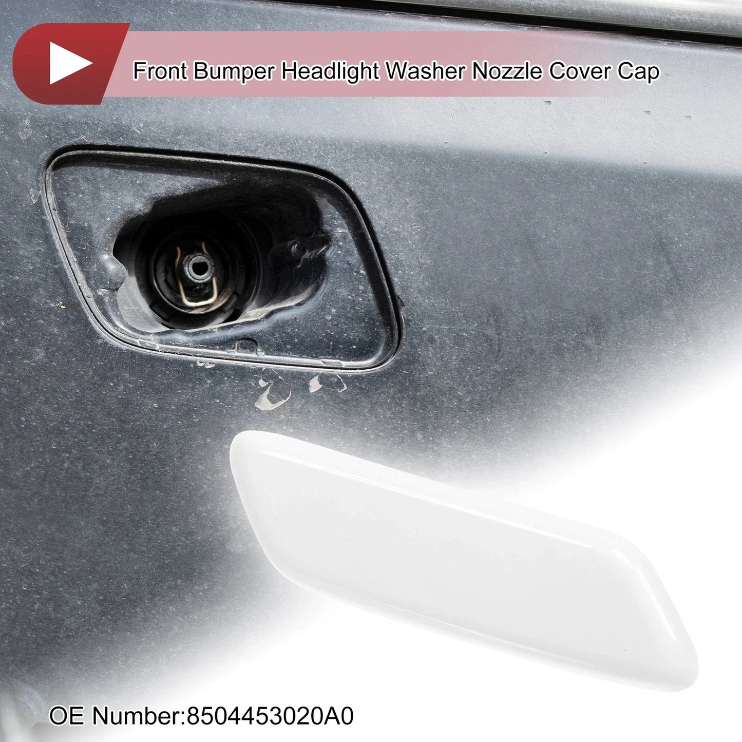 Front Right Washer Nozzle Cover for Lexus IS250 (2009-2010) - White 1 x Cap
