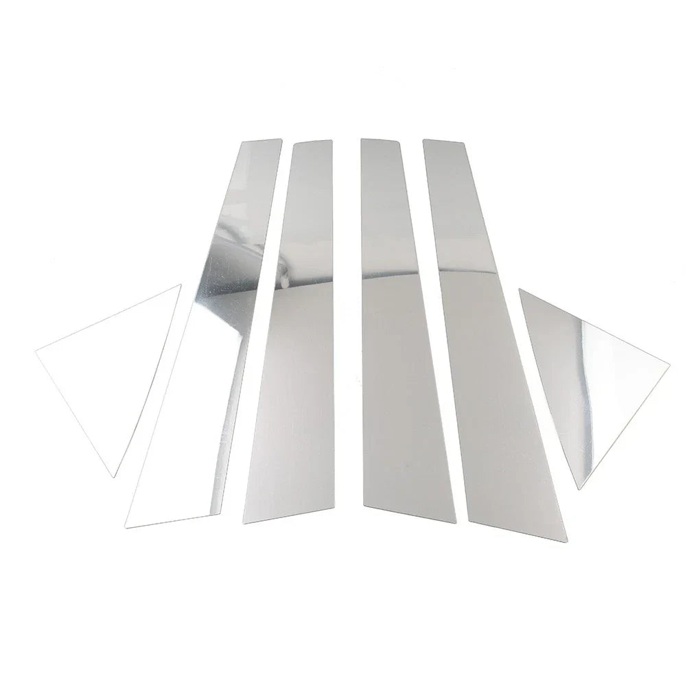 6 x Silver Door Window Trim Covers for Kia Forte K3 Cerato (2009-2012)