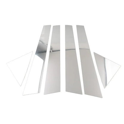 6 x Silver Door Window Trim Covers for Kia Forte K3 Cerato (2009-2012)