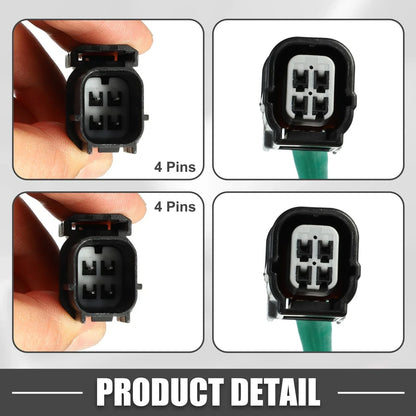 2 x O2 Oxygen Sensors for Honda Fit L4 1.5L (2009-2010)