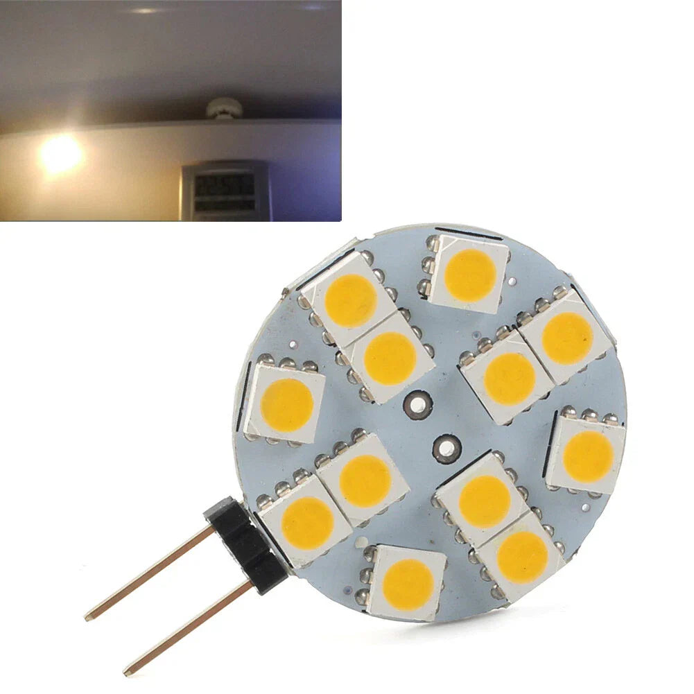 5050 12 SMD G4 Socket Light Bulb for Indoor Car RV Landscape Trailer