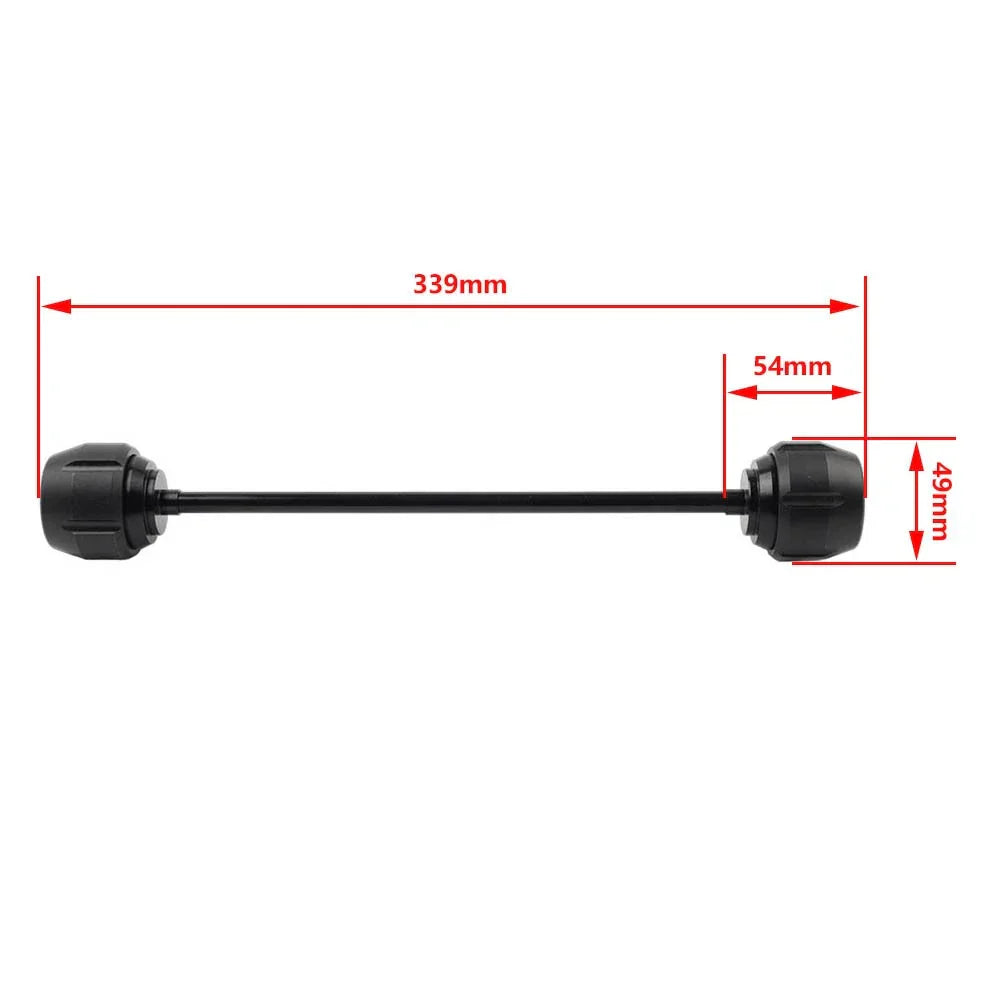 Front Wheel Axle Crash Slider for Kawasaki Z900 (2017-2019) Black