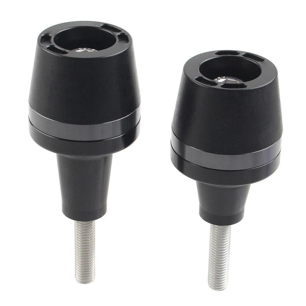 Black Frame Sliders Crash Protectors for Yamaha Suzuki Honda Kawasaki Universal