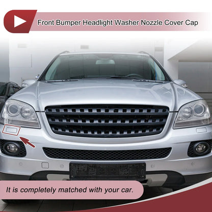 Front Right Washer Nozzle Cover for Mercedes-Benz ML350 (2003-2005) Black