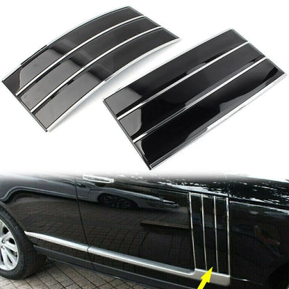 Pair Side Mesh Vent Grille for Land Rover Range Rover (2013-2017) Black