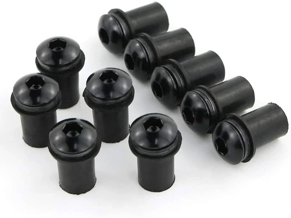 10 x M5 Motorcycle Windscreen Fairing Screen Bolts