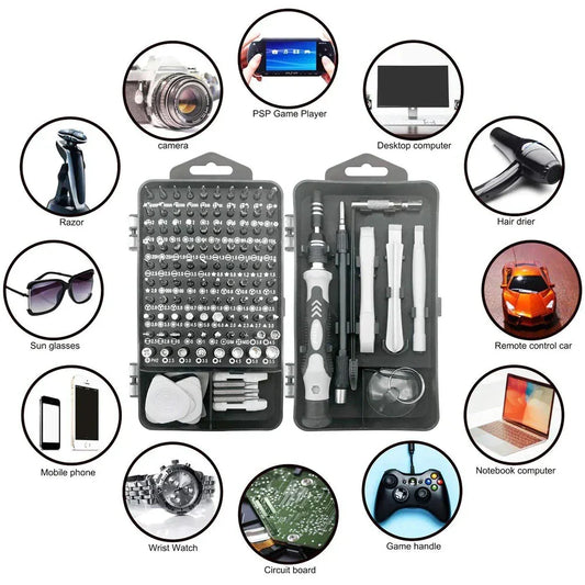 122-in-1 Magnetic Precision Screwdriver Set