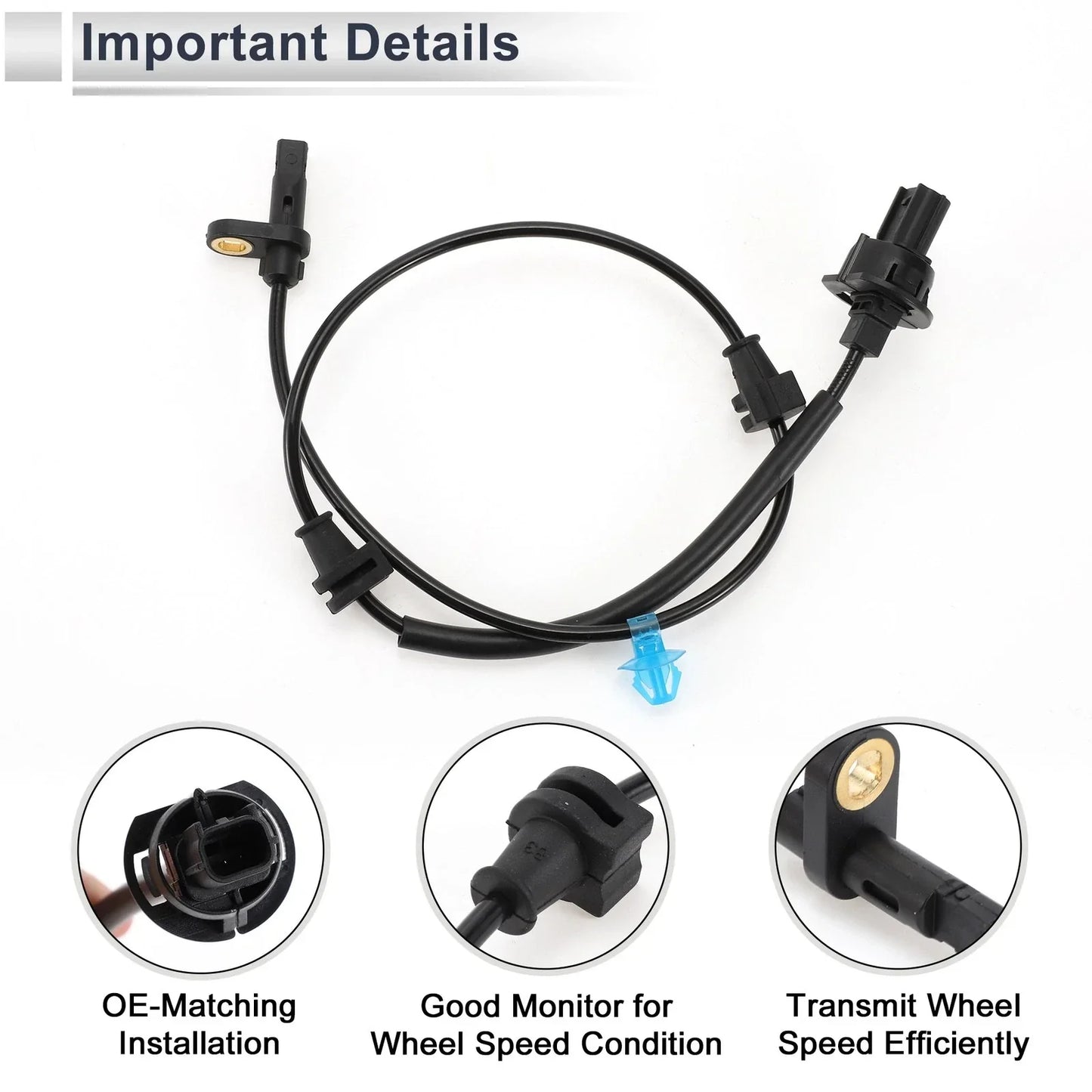 ABS Wheel Speed Sensor for Honda HR-V 1.8L Front Right (2016-2021)