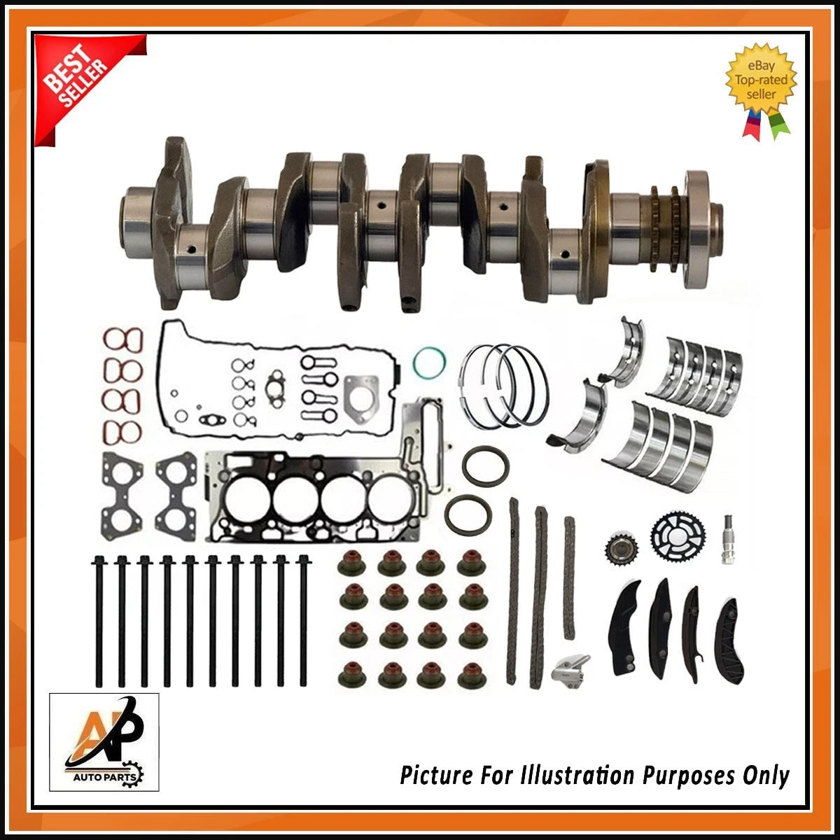 Crankshaft Rebuild Kit for BMW MINI 2.0 N47 Diesel Engine (2007–2016)