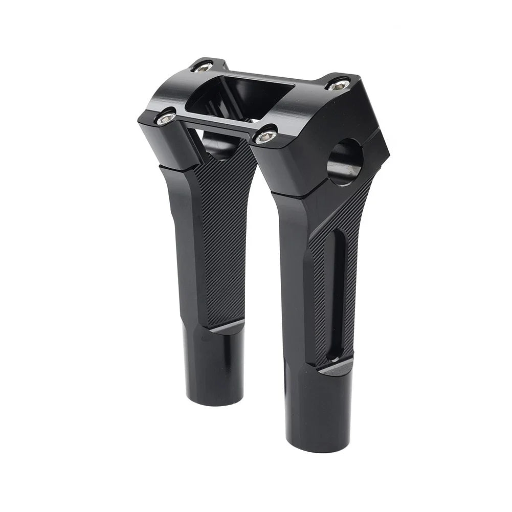 Black 6'' Pullback Handlebar Riser for Harley Dyna M8 Softail Street Bob (2018-2021)