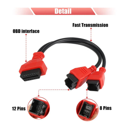 OBD Cable Adaptor Diagnostic Connector for Chrysler Dodge (2000-2023)