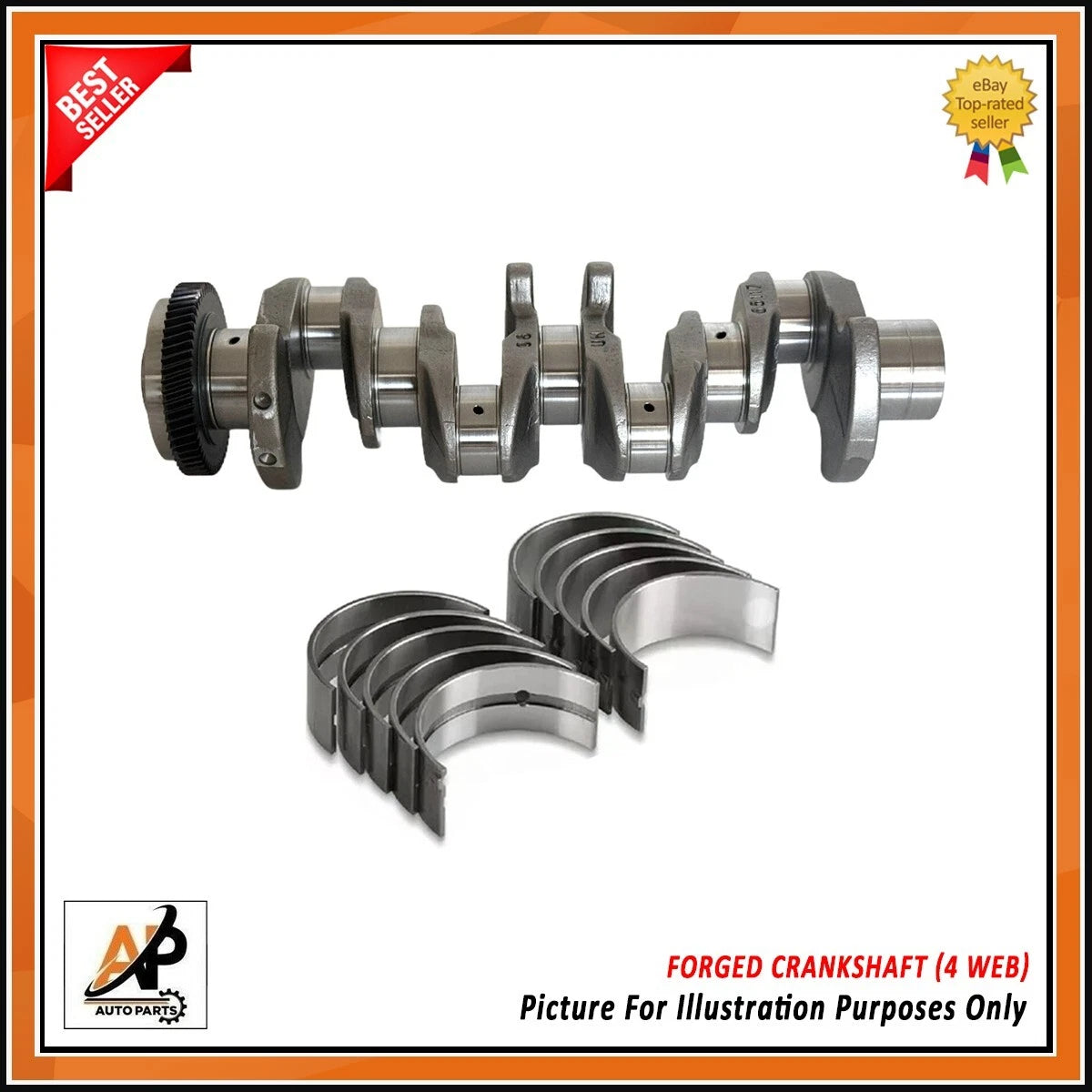 Forged Crankshaft Main and Big End Bearing Set for Mercedes OM651 (2007–2016)