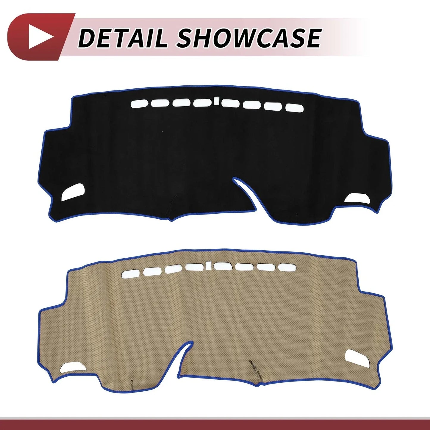 Dashboard Dash Cover Mat for HONDA Shuttle 2015-2024 Sun Protector Pad Black Blue