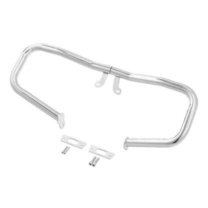 Engine Guard Chopped Black/Chrome Crash Bar for Harley Touring (2014-2024)