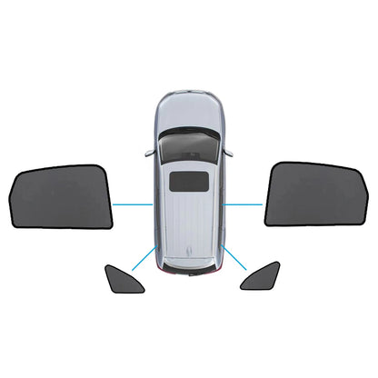 Magnetic Mesh Sun Blind Shades for Audi Q5 2009-2016 ( Front & Rear)