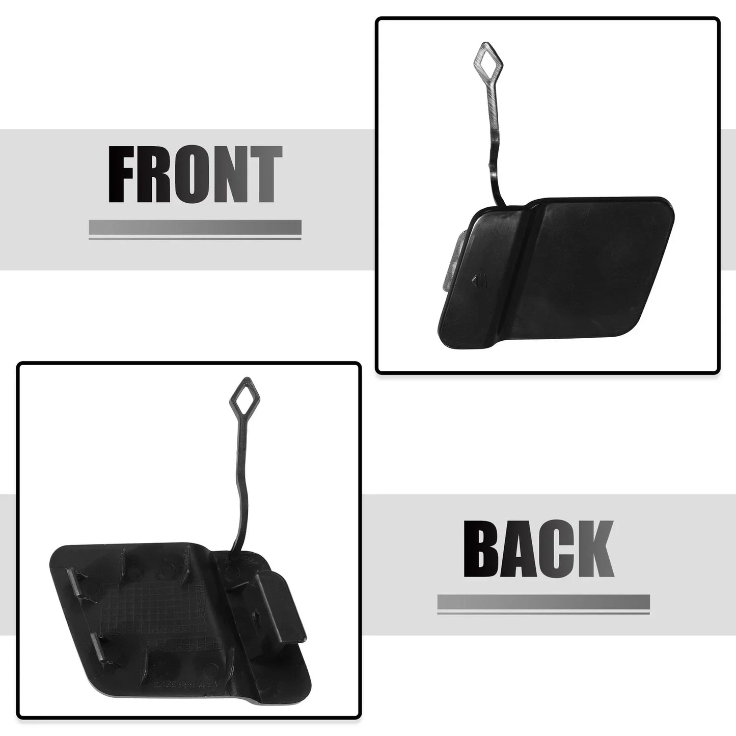 Rear Bumper Tow Hook Eye Hole Cover for Mercedes Benz GLK350 (2009-2015)