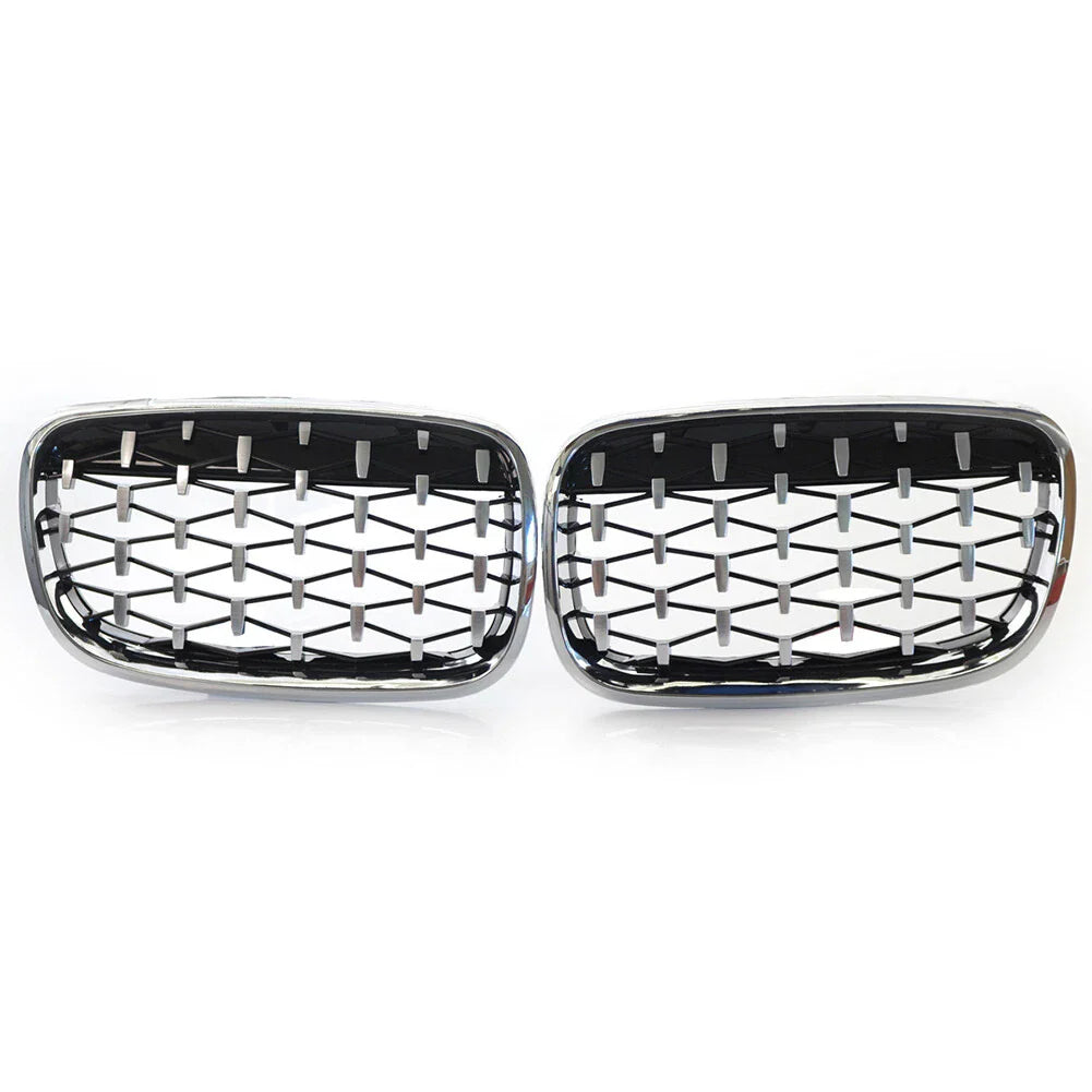 Diamond Style Chrome Front Kidney Grille for BMW X5 (2007-2013)