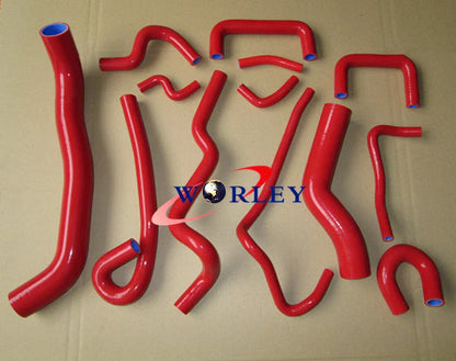 Radiator & Heater Hose Black for Nissan Skyline ECR33 GTS-25T GTS-4 (1995-1998)
