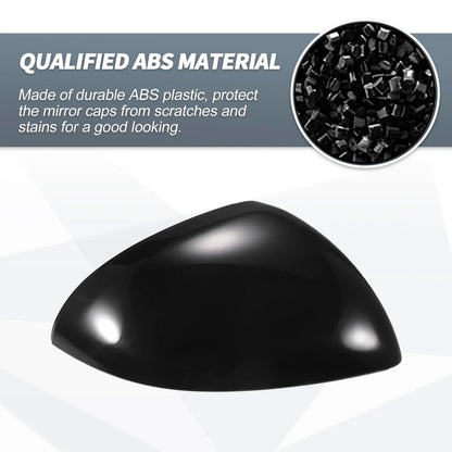 Rearview Mirror Cover Cap Gloss Black for Mercedes-Benz C S-Class (2022-2023)