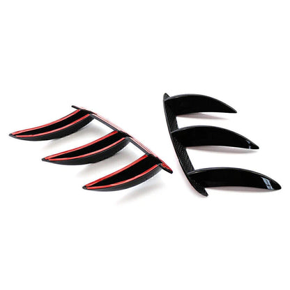 Rear Bumper Splitter Spoiler Air Vent for Mercedes Benz W176 A200 A250 A45 (2012-2018)