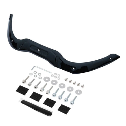 Black 9.5" Windshield & Trims for Harley Road Glide (2004-2013)
