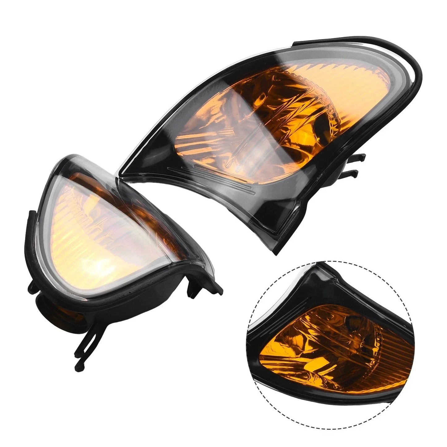 2x Corner Signal Lamps / Yellow Lens for BMW 330i (2002–2005)
