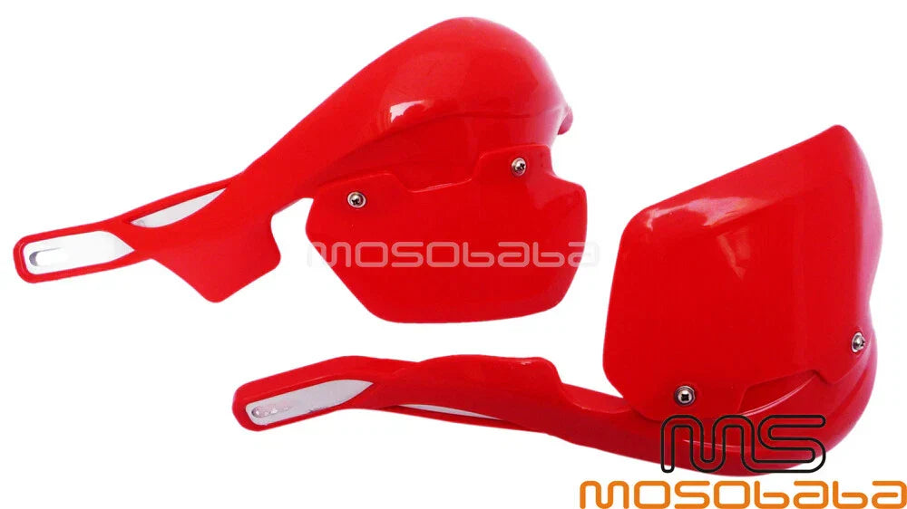 1-1/8" Red Handlebar Handguards for Honda Dirt Bike
