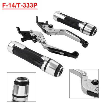 Folding Extendable Brake Clutch Lever Grip Set for Street Twin (2016-2023)