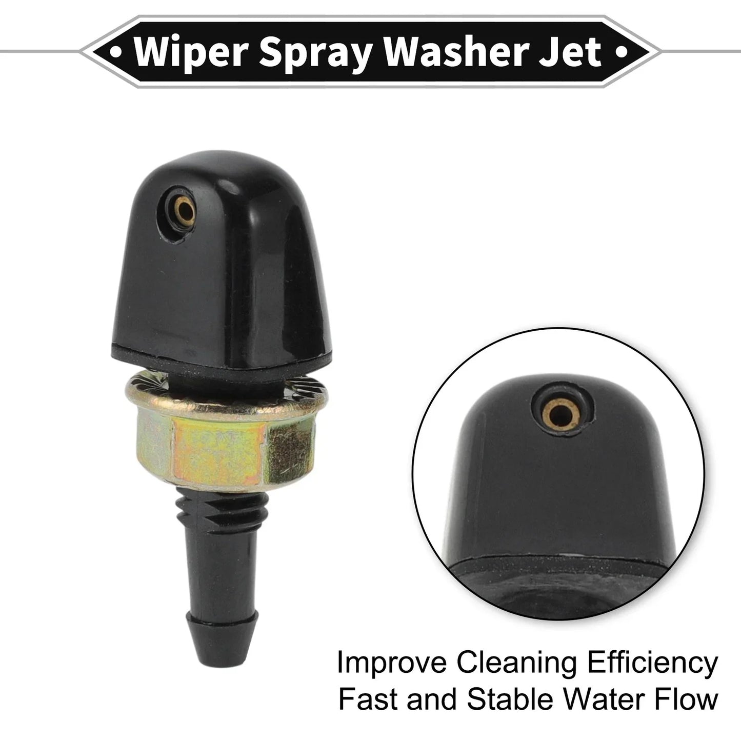 2 x Rear Windshield Wiper Washer Nozzles for Honda CR-V (2002-2011)
